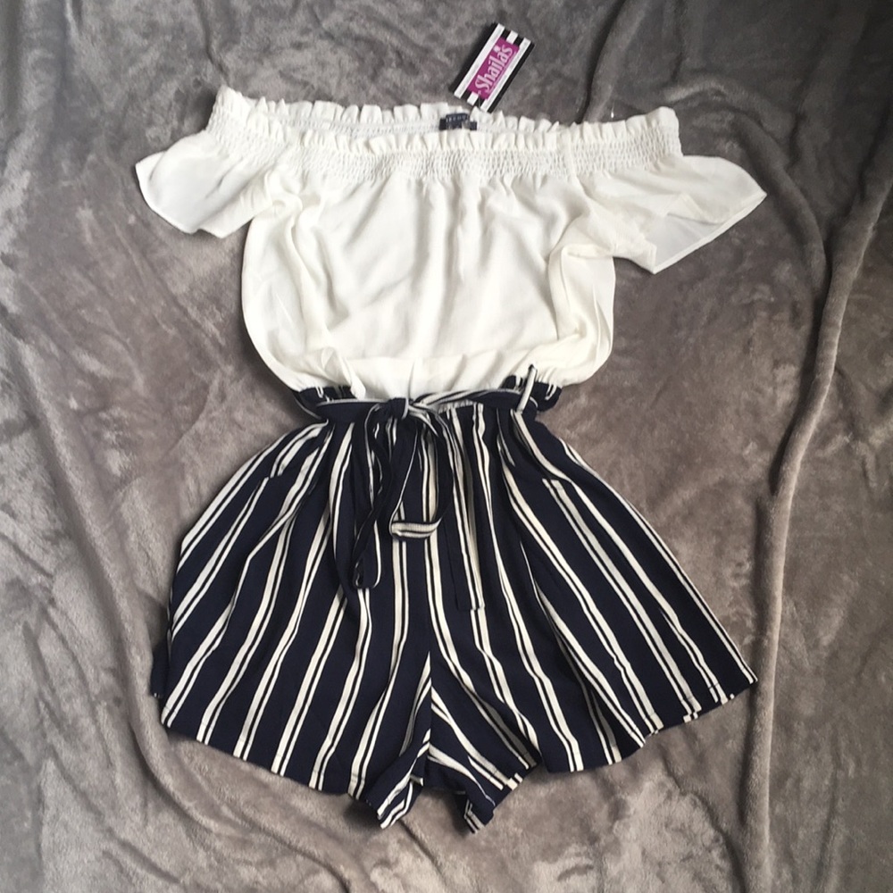 Off-Shoulder Romper!